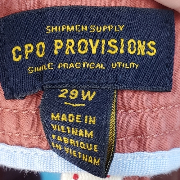 CPO Provisions brown chino shorts 29W - Picture 2 of 12